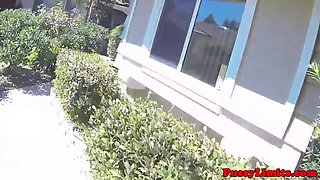 Cocksucking inked slut doggystyled in fantasy