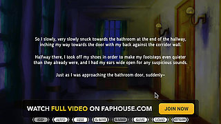 Maid Mansion: horny maid masturbates in the hot tub and the master is jerking his cock until they finish ep.6