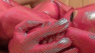 A slut dressed in latex loves getting fucked by her boyfriend's hard cock