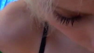 Petite Blonde with Perfect Tits Takes Teddy Tarantino's Big Dick by Pool
