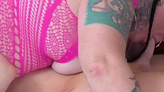 Auntie Amber Cecks Out the Local Neighborhood Whore