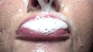 Tattooed BBW Ashley Creampie Gangbang Blowbang Session