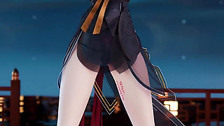 [mmd] 4K Yinyin-bingbing Korean Dance, Lingerie, Erotic Tattoo, Striptease