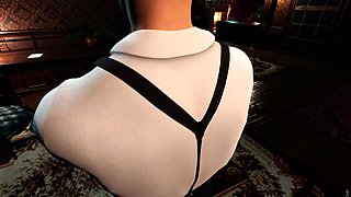 Angels Awakening 7 - Lesbian Scene Licking Pussy in Chair Until Orgasm