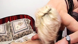 Tight Blonde French Coungar Gets Fucked Hard Before a Facial