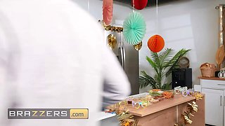 Brazzers - Chloe Surreal demonstrates her boobie to her boyfriend's brother-in-law before she goes down on him