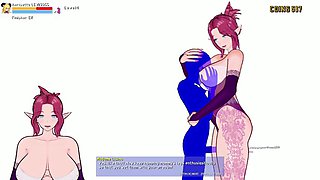 Mommy Elf and Succubus Make Men Cum to Defeat Them!