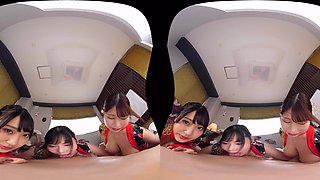 Fruity asian girls VR mind-blowing adult clip