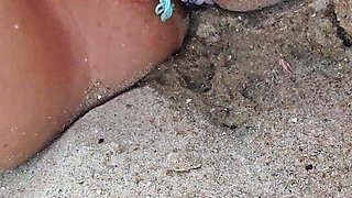 Peeing on the Beach