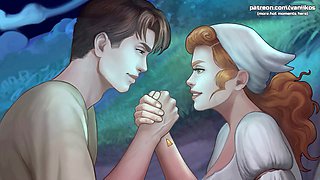 Stunning virgin redhead teen gets a massive cumshot all over her sexy curves