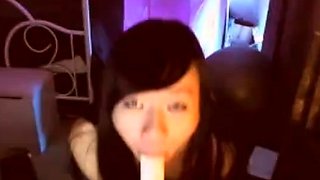 Hot cute Asian solo toys insertion