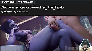 Widowmaker Gets Fucked in Her Third Hole, Big Breast Clair BDSM Tight Pussy Play, Thicc Ass Velma Pussy Fuck