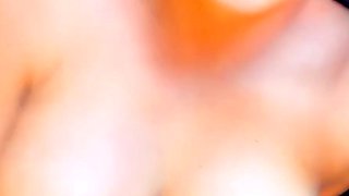 Blonde tight pussy babe solo toy fun in glamour masturbation