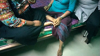 Three Aunty Talking at Bedroom