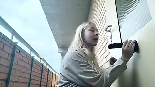 Handjob in the Entrance.