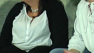 Chubby housewife first time on camera