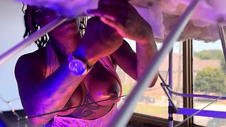 Hot Black Maid Does Some Webcam Black and Ebony