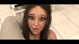 3D animated threesome adventures with Misskitty2k