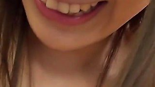 Japanese Student Gets Her Bush Licked While She Suck Few Guys