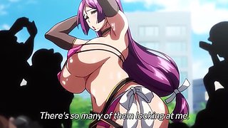 Hentai Tsuma ni Damatte Sokubaikai ni Ikun ja Nakatta, Ep.2: Curvy MILF Cheats On Her Hubby At Comiket