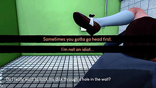 Blowjob at the bathroom 3D game