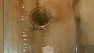 Wife Fucks Herself in the Shower