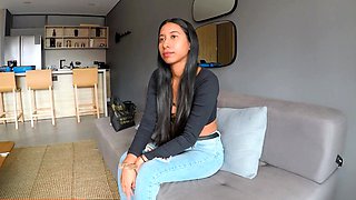 Amateur 18yo Colombian Hottie Blows BWC
