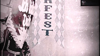 Mistress Dana's Vintage Hollywood Tease: Transparent Panties in Black-and-White Glamour