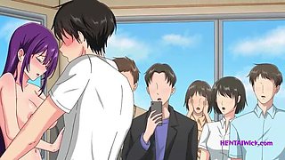 Classroom Public Sex: Chetanaki's Uncensored Hentai Fuck with Big Tits and Creampie