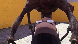 Alyx Vance Takes Monster Dick (half Life Animation)