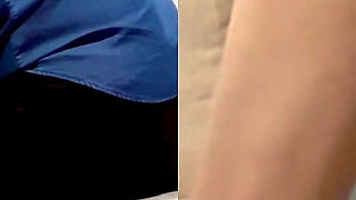 Sub on His Knees with His Balls Chained Behind Him Has His Cock Milked and Orgasms Ruined 4 Times in a Row