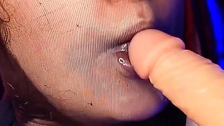 Spitty Suckjob Nylon Head