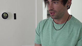 Peeping stepbro punished by young stepsis