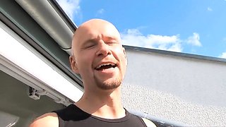 Tiny tits teenager next door at the casting