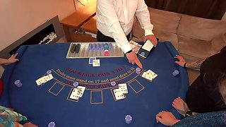 Group fun at the blackjack table