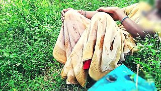 Desi Bhabhi Jungle Sex with Devar in Village - Rough Face Fuck and 69