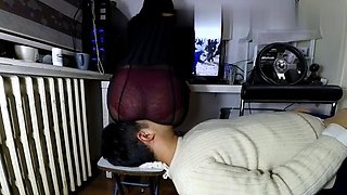 Chinese Femdom - Facesitting HumanChair HumanSeat