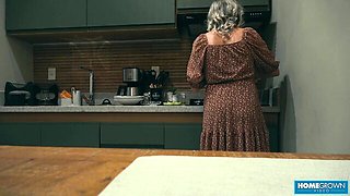 Homegrown Video featuring Scarlet Rebel's huge cock smut