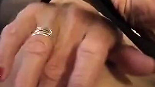 Love the Feel of Pantyhose/tights on My Tight Sweet Pussy & Then After a Gentle Finger Masturbation I Use My Huge Wand