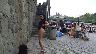 Small titted babe Lauryn May takes