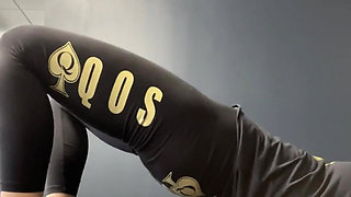 I recently received these super sexy tight QOS leggings from a fan