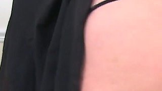 English GILF Lady Ava Looks Sexy in Black Lingerie and Has Something Naughty Planned for You Tonight