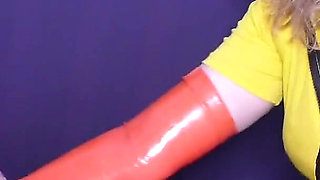 Extreme Dildo Pegging and Fisting Destroying My Boy Toys Ass