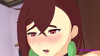 Wild Hentai Sex with Pervy Stepsis - Rough Fuck & Creampie in HD Anime