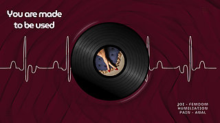 You are made to be used - Femdom JOI anal humiliation