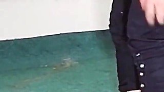 Big Ass Amateur Indian Muslim Maid Showing Big Ass Through Black Transparent Pajama While Cleaning Room in Clear Hindi Audio