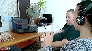 Hot French Teen Natacha Guapa Takes Rough Anal with Milk Enema - Extreme Hardcore Fuck