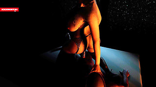 Beauty Bigtits in the Cloud - 3D Animation