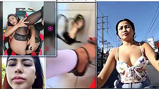 Mv32 split screen thai public: Asian, Masturbation  Public Nudity Porn