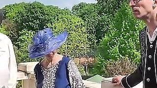 Hot Gangbang on the Castle Balcony P1